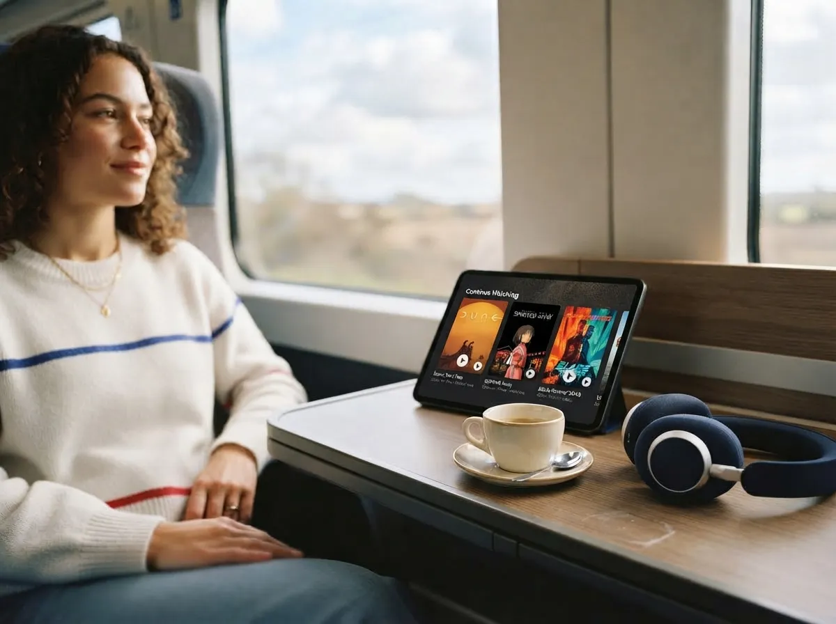 Tablette en voyage